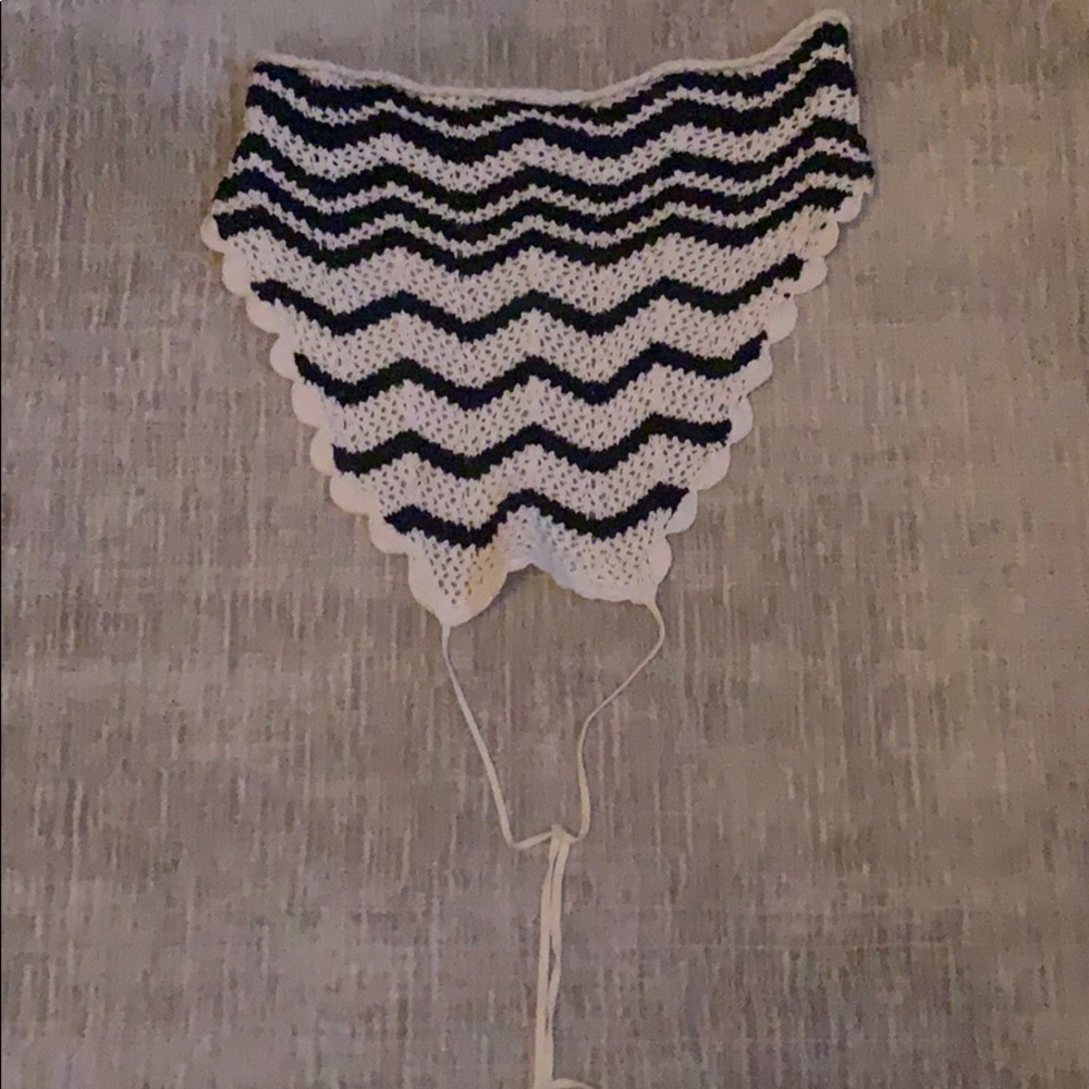 Crochet halter crop top